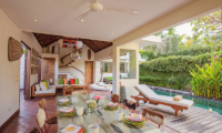 The Villas Ku Tama Open PLan Living Room | Seminyak, Bali