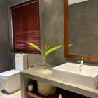 On The Rocks Fifth Bathroom with Mirror | Unawatuna, Sri Lanka