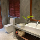 On The Rocks Seventh Bathroom with Mirror | Unawatuna, Sri Lanka