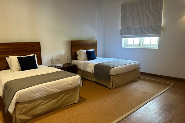 On The Rocks Fifth Bedroom with Twin Beds and View | Unawatuna, Sri Lanka