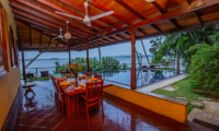 South Point Cottage Open Plan Dining Table | Koggala, Sri Lanka