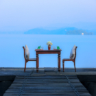 South Point Cottage Romantic Dining Set Up with View | Koggala, Sri Lanka