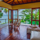 South Point Cottage Master Bedroom with Seating Area and View | Koggala, Sri Lanka