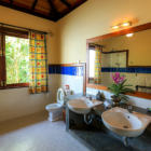 South Point Cottage His and Hers Bathroom with View | Koggala, Sri Lanka
