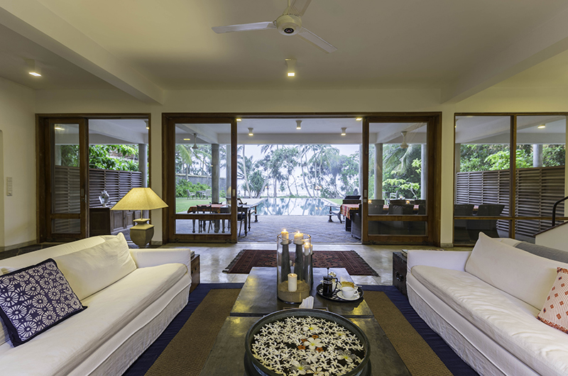 Villa Saffron Living Room | Hikkaduwa, Sri Lanka