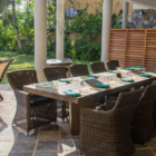 Villa Saffron Dinning Area | Hikkaduwa, Sri Lanka