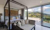 Villa Roong Arun Master Bedroom with Four Poster Bed | Chaweng, Koh Samui