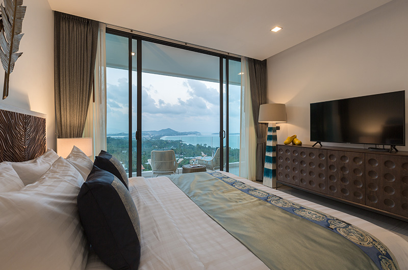 Villa Yam Chao Guest Bedroom with TV | Chaweng, Koh Samui