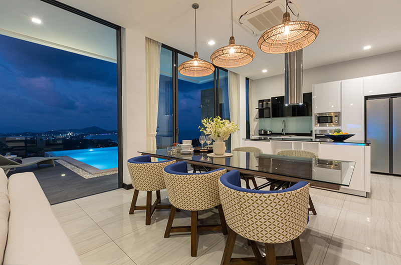 Villa Yam Chao Open Plan Dining Table | Chaweng, Koh Samui