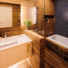 Amo 54 Bathroom with Bathtub | Wadano, Hakuba