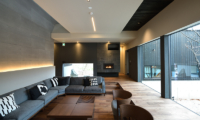 Nivia Living Room with Fire Place | Hakuba, Nagano