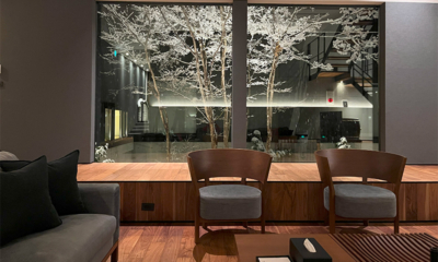 Nivia Seating Area with Outdoor View | Hakuba, Nagano