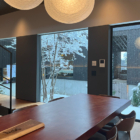 Nivia Dining Area with Outdoor Snow View | Hakuba, Nagano