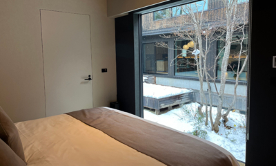 Nivia Bedroom with Outdoor Snow View | Hakuba, Nagano