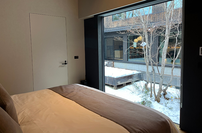 Nivia Bedroom with Outdoor Snow View | Hakuba, Nagano