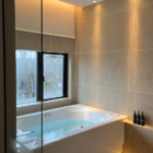 Nivia Bathroom with Bathtub and Shower | Hakuba, Nagano