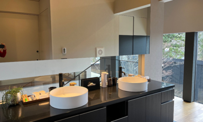 Nivia His and Hers Bathroom with View | Hakuba, Nagano