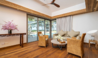 The Pines Living Room with Wooden Deck | Natai, Phang Nga