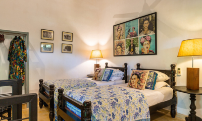 Why House Up Stairs Twin Bedroom | Talpe, Sri Lanka