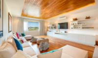 Villa Charick Living Room with Wooden Deck | Canggu, Bali