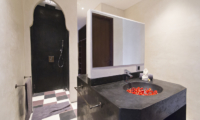 Villa Miyu Bathroom with Stone Vanity | Umalas, Bali