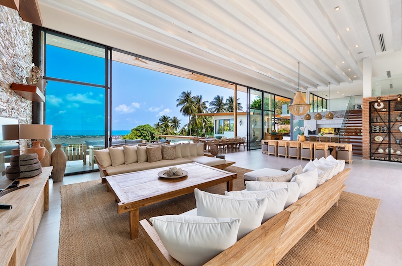 Villa Asi Open Plan Living Room | Chaweng, Koh Samui