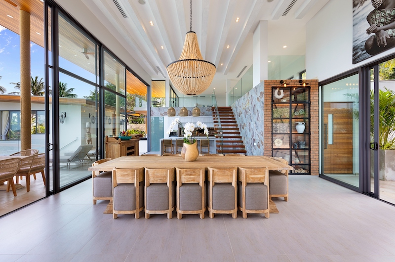 Villa Asi Wooden Dining Table | Chaweng, Koh Samui