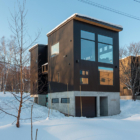 Off Piste Chalet Exterior with View | West Hirafu, Niseko