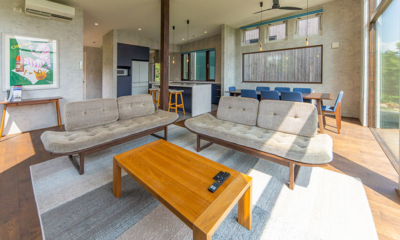 Off Piste Chalet Living, Kitchen and Dining Area | Kabayama, Niseko