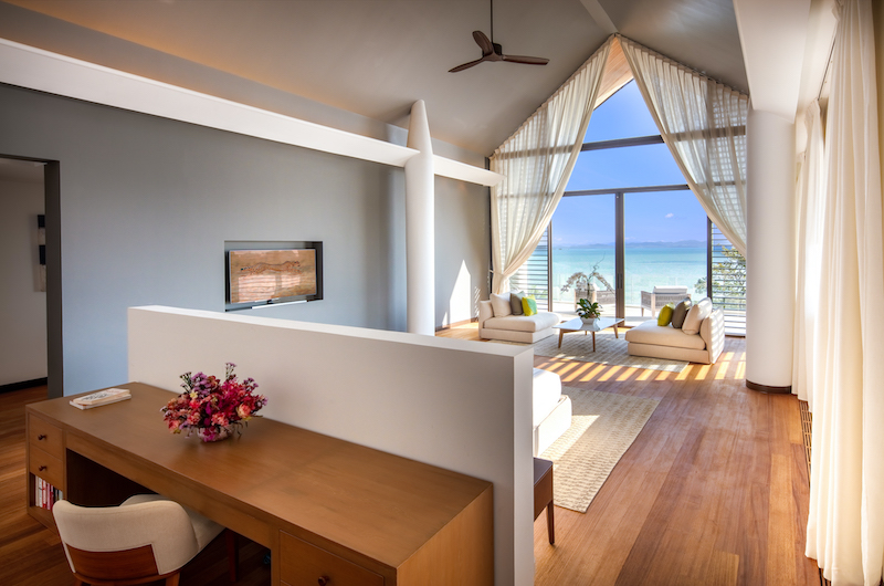 Villa Alchemy Spacious Bedroom with Study Table | Cape Yamu, Phuket