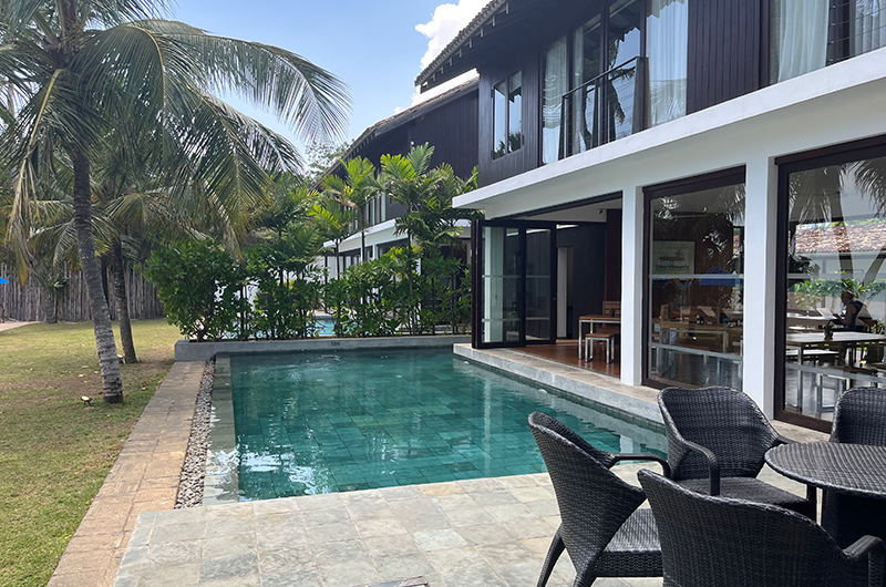 Ubuntu Beach Villas Pool Side Dining | Mirissa, Sri Lanka