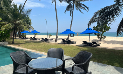 Ubuntu Beach Villas Pool Side Seating Area | Mirissa, Sri Lanka