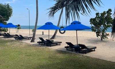 Ubuntu Beach Villas Pool Side Reclining Sun Loungers | Mirissa, Sri Lanka