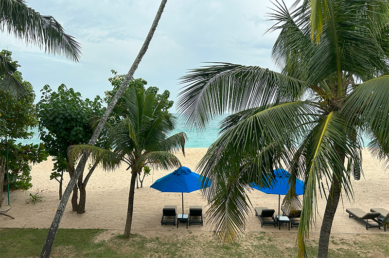 Ubuntu Beach Villas Bedroom Seven View from Window | Mirissa, Sri Lanka
