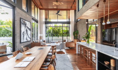 The River House Indoor Living, Kitchen and Dining Area | Pererenan, Bali
