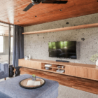 The River House Living Area with TV | Pererenan, Bali