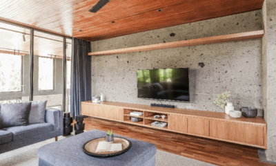 The River House Living Area with TV | Pererenan, Bali