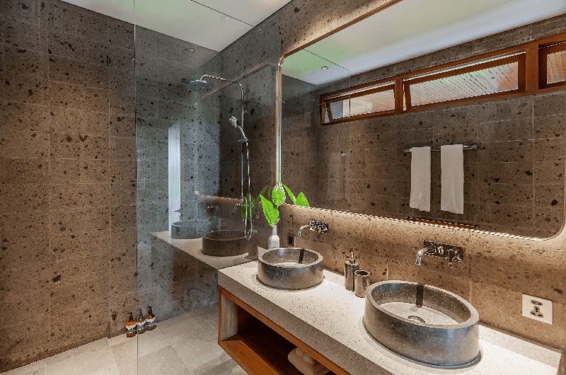 The River House His and Hers Bathroom | Pererenan, Bali
