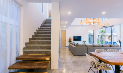 Villa Como Living Area with Up Stairs | Canggu, Bali