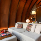 Andaru Niseko Villas Lounge Area with Wooden Floor | Soga, Niseko