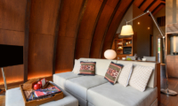 Andaru Niseko Villas Lounge Area with Wooden Floor | Soga, Niseko