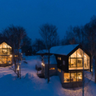 Shakuzen Exterior at Night | Annupuri, Niseko
