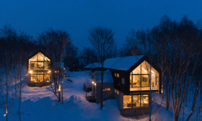 Shakuzen Exterior at Night | Annupuri, Niseko