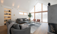 Shakuzen Living Area with Wooden Floor | Annupuri, Niseko