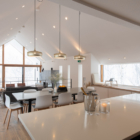 Shakuzen Indoor Living and Dining Area with Wooden Floor | Annupuri, Niseko
