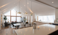 Shakuzen Indoor Living and Dining Area with Wooden Floor | Annupuri, Niseko