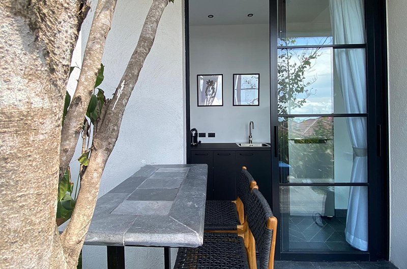 Villa Orca Suite Bedroom with Breakfast Bar | Choeng Mon, Koh Samui
