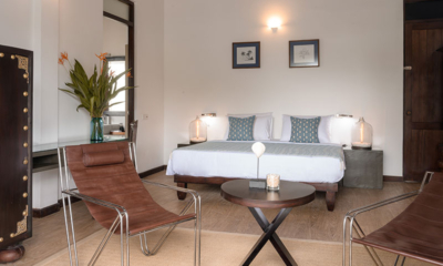 The Beach House Palm Suite Bedroom with Seating Area | Mirissa, Sri Lanka