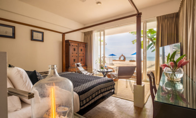 The Beach House Ocean Terrace Suite Bedroom with Sea View | Mirissa, Sri Lanka