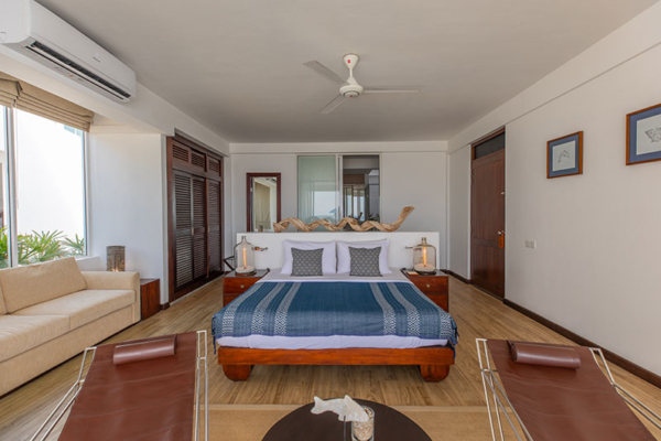 The Beach House Beach Suite Bedroom with Sofa | Mirissa, Sri Lanka